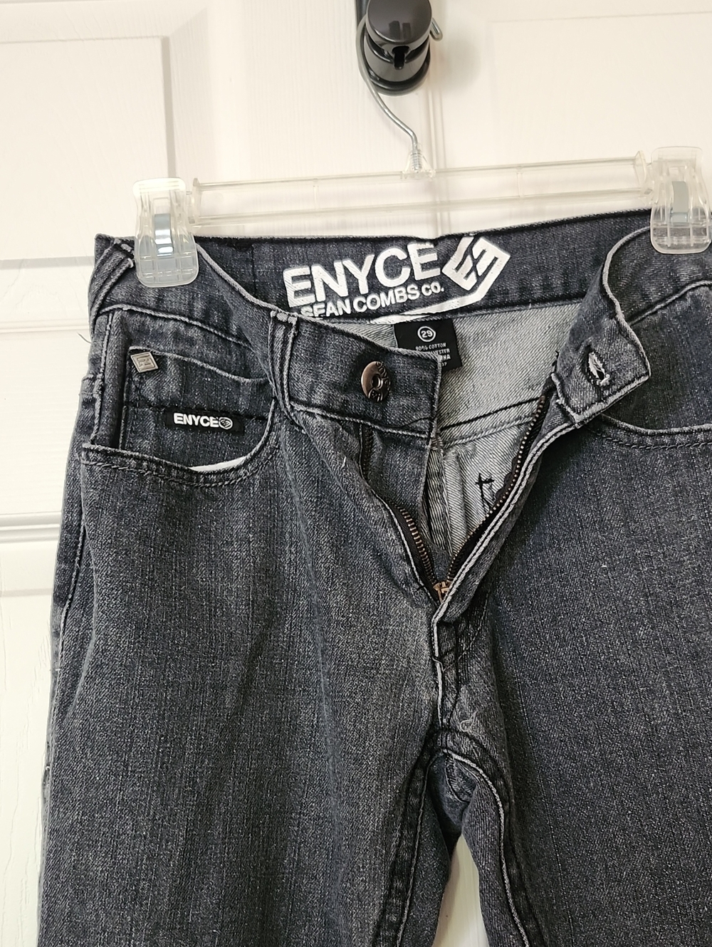 Enyce Black Wash Denim Jeans